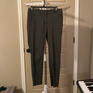 Loft Olive Green Julie Ankle Pants Size 4